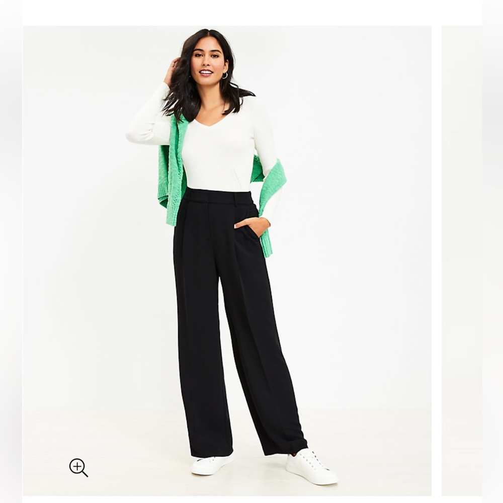 LOFT Peyton Trouser Pants in Crepe - Size 14